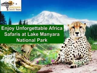 Lake Manyara National Park, one of Tanzania’s most dramatically located wildlife areas, consisting of a shallow but huge