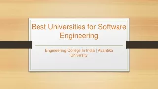 best universities for software engineering