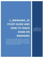 Exam C_BW4HANA_27 Study Guide