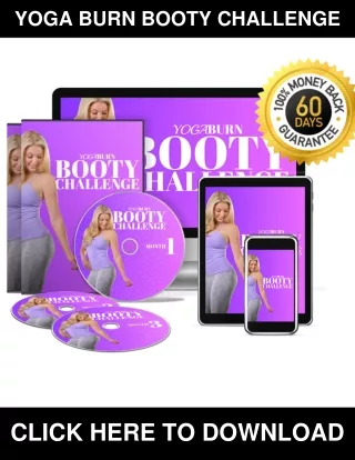 Yoga Burn Booty Challenge PDF, eBook by Zoe Bray Cotton