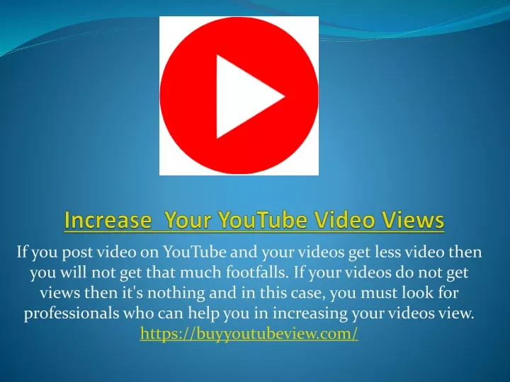 increase your youtube video views