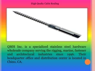 high qualty cable realing