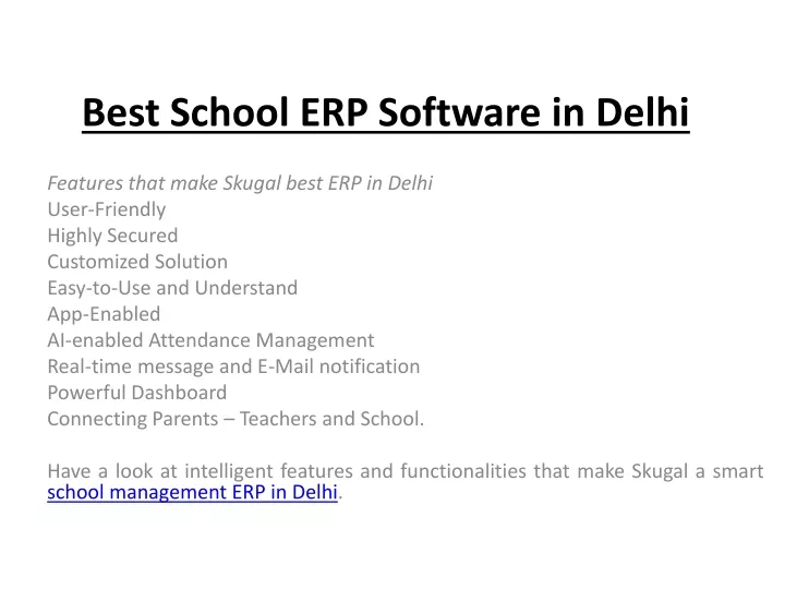 best school erp software in delhi