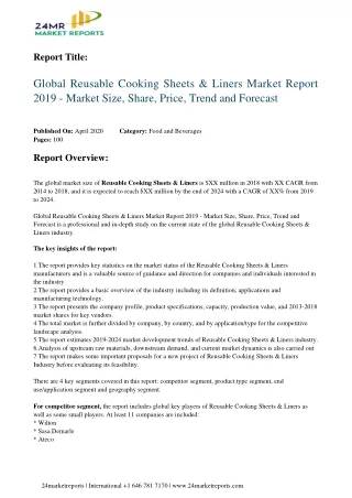 report title