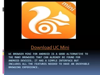 download uc mini