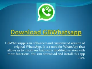 download gbwhatsapp