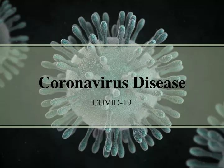 coronavirus disease