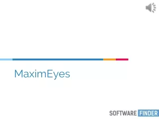 MaximEyes -Software Finder