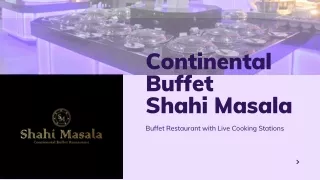 World Buffet Birmingham – Shahi Masala