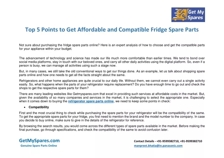 top 5 points to get affordable and compatible