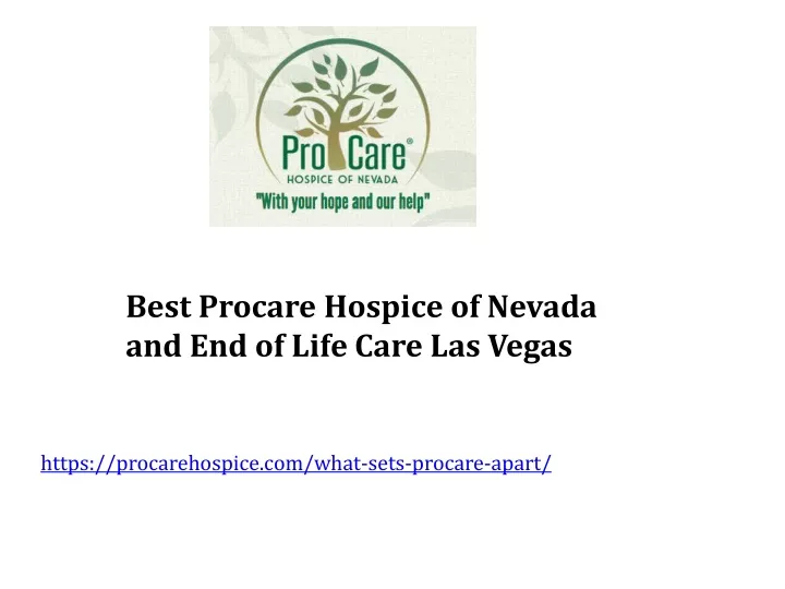 best procare hospice of nevada and end of life