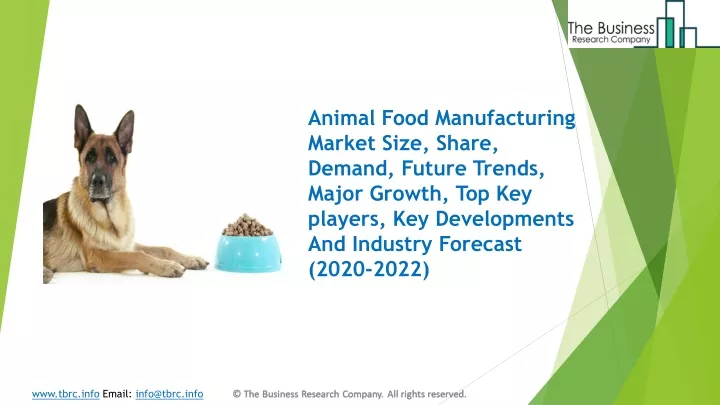 animal food manufacturing market size share