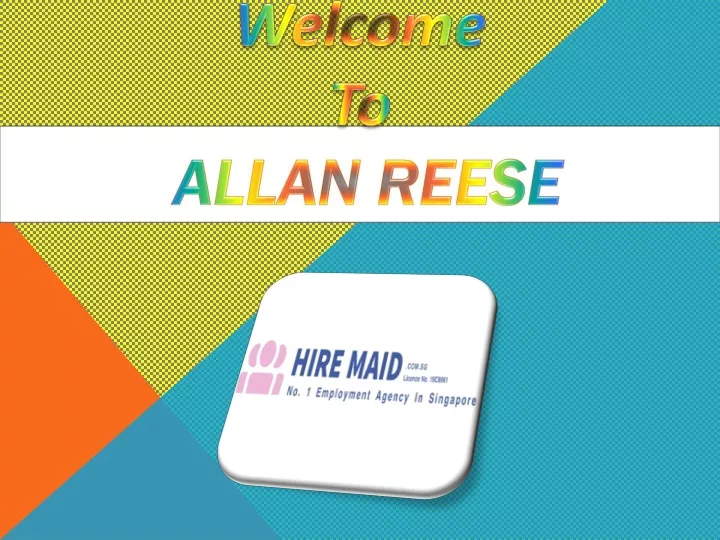 welcome to allan reese