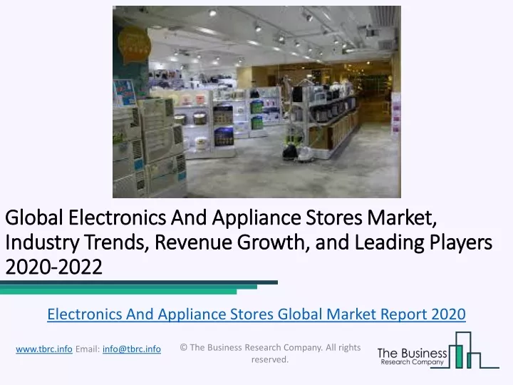 global global electronics and appliance stores