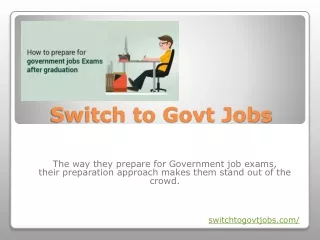 Boost your Career for Govt Jobs