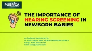 the importance of hearing screening in newborn