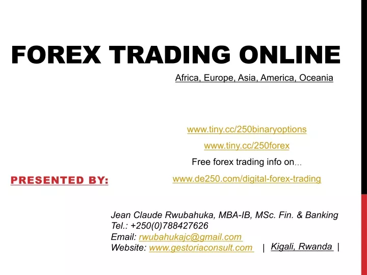 forex trading online africa europe asia america