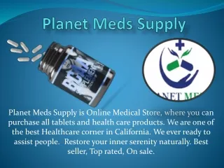 Planet Meds Supply | Pharmacy Store