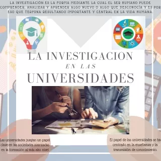 La investigación en las universidades