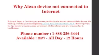 Alexa not connecting to WIFI