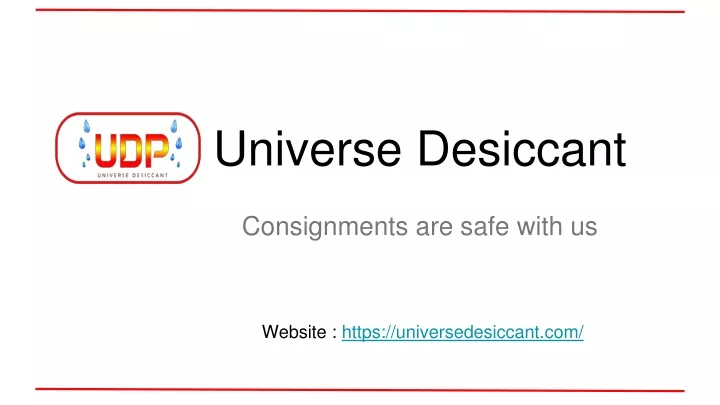 universe desiccant