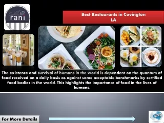 Best Restaurants in Covington