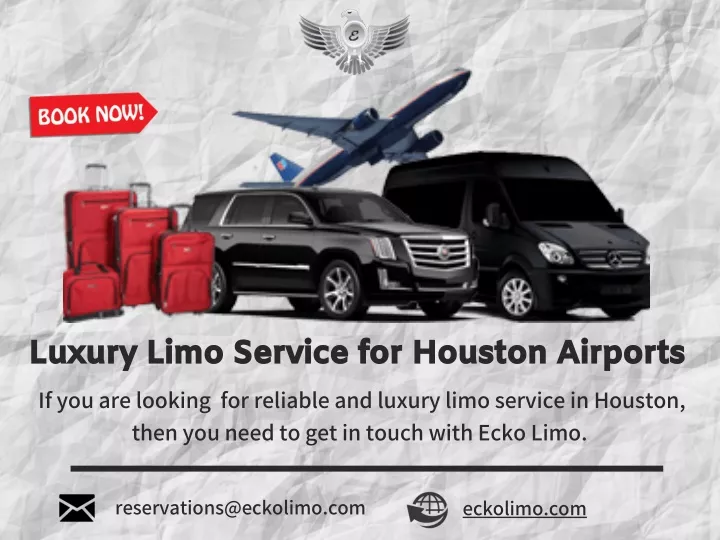 luxury limo service for houston airports