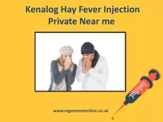 kenalog hay fever injection private near me