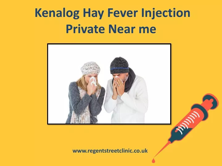 kenalog hay fever injection private near me