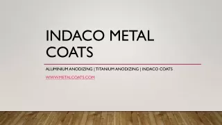indaco metal coats