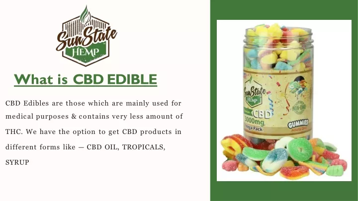 what is cbd edible