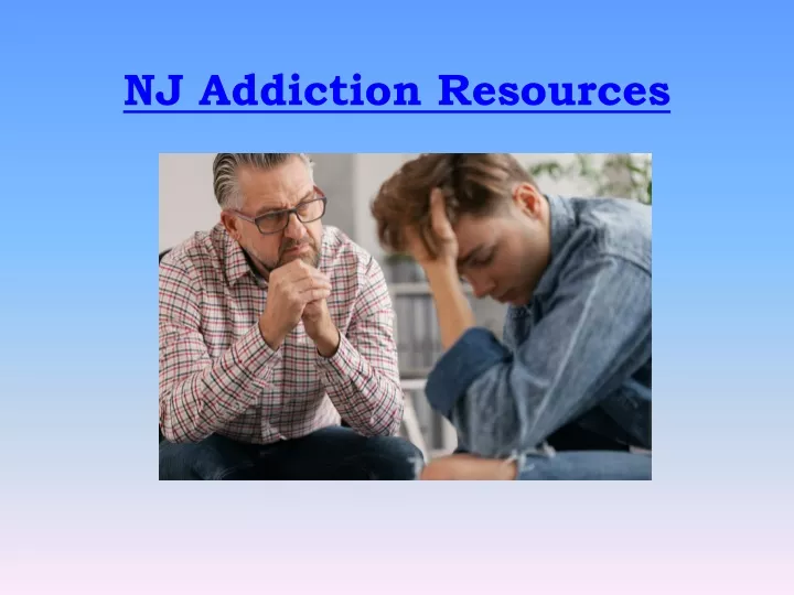 nj addiction resources