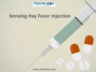 kenalog hay fever injection