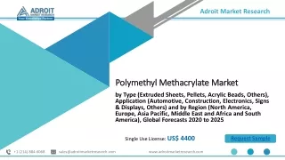 Polymethyl Methacrylate Market 2020-2025 Growth Drivers and Opportunities