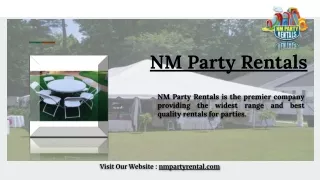 Tent Rentals Albuquerque