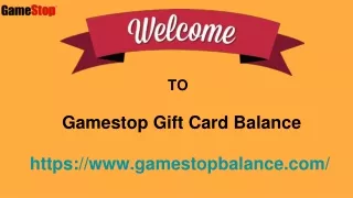 Gamestop Gift Card Balance Check