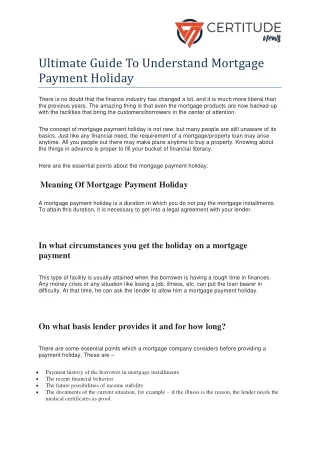 ultimate guide to understand mortgage payment