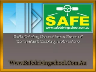 www safedrivingschool com au