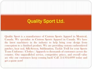 quality sport ltd