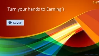 turn your hands to earning s