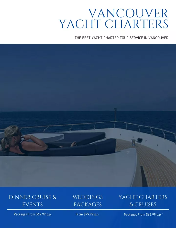 vancouver yacht charters