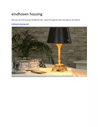 eindhoven housing