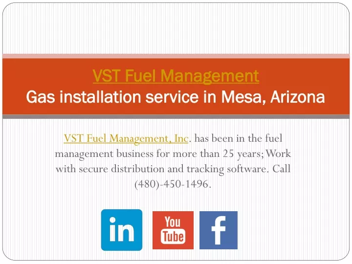 vst fuel management gas installation service in mesa arizona