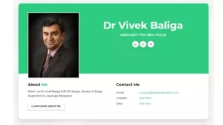 Dr Vivek Baliga