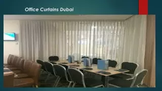office curtains dubai