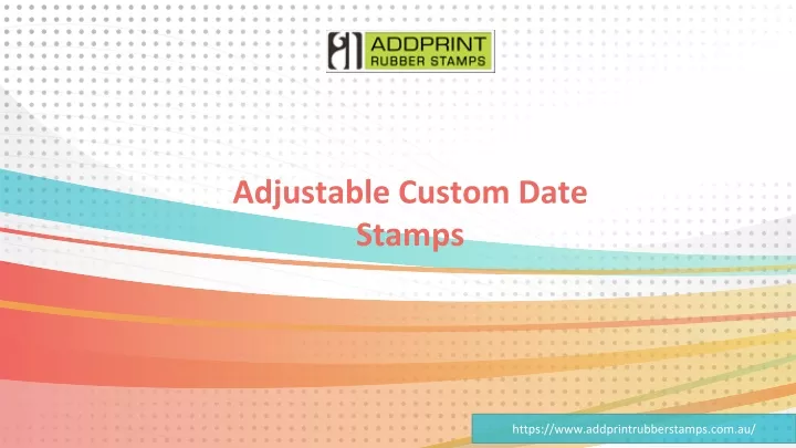 adjustable custom date stamps