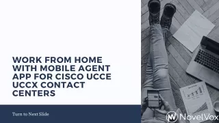 work from home with mobile agent app for cisco