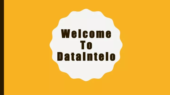 welcome to dataintelo