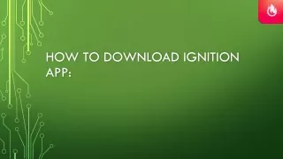 how to download ignition app