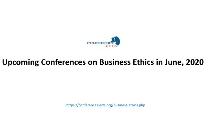 upcoming conferences on business ethics in june